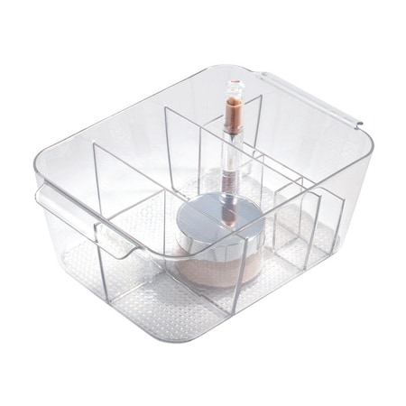 Interdesign iDesign Clear Cosmetic Organizer 3-5/8 in. H X 10-13/32 in. W X 7.1 in. D 35870